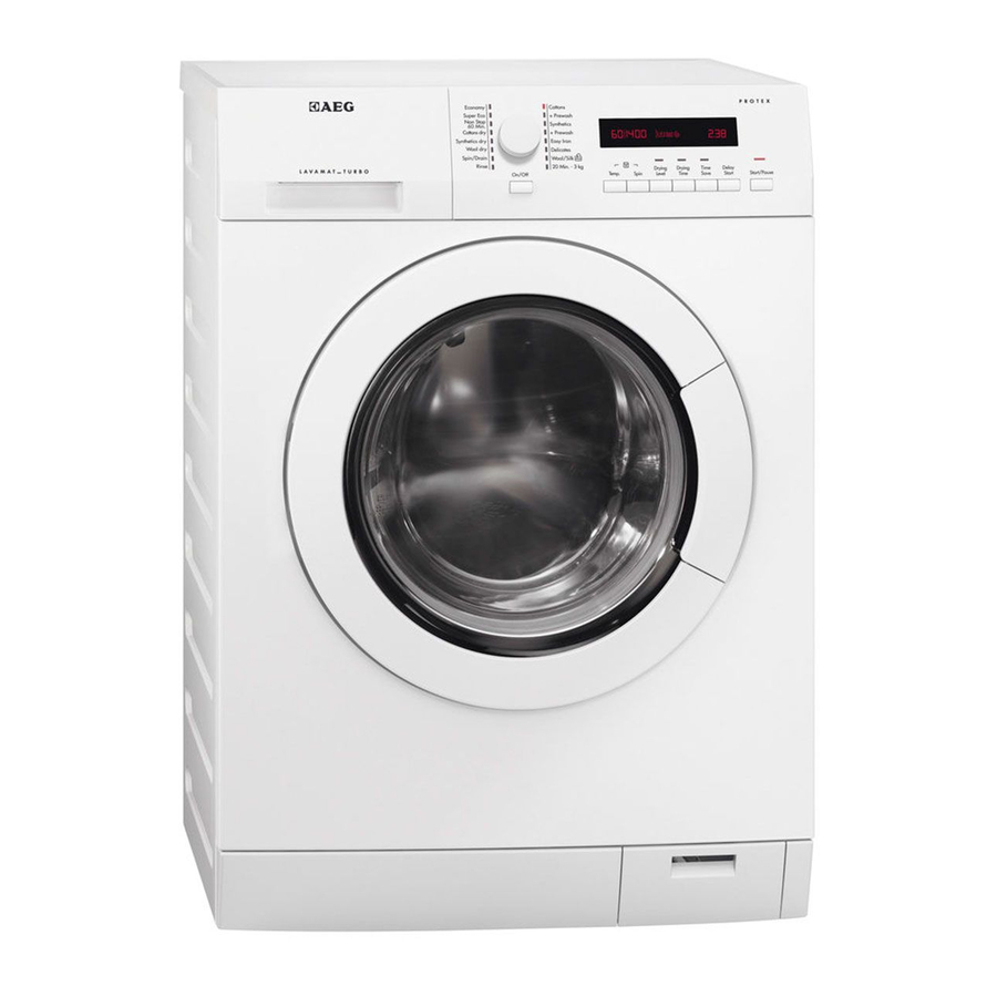 AEG L 75480 WD Kullanıcı Kılavuzu