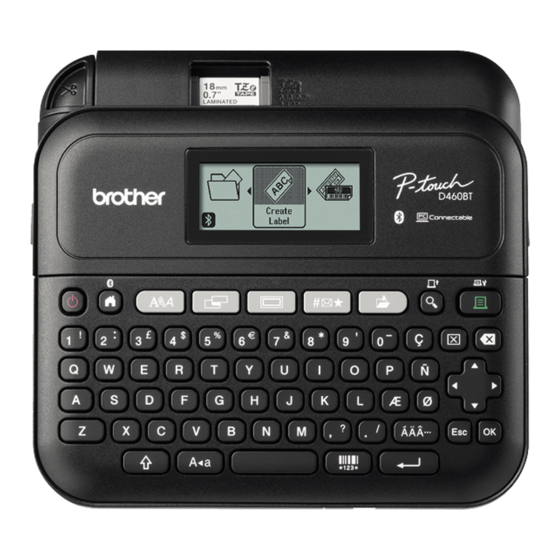 Brother PT-D460BT Manual