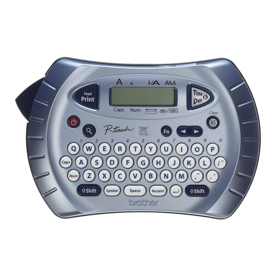 Brother PT70BBVP - P-Touch Pt70Bb Electronic Label Maker Category: Makers Manual do utilizador