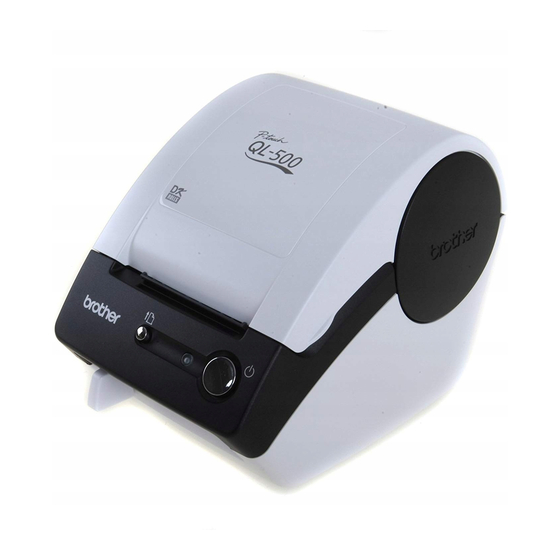 Brother QL 570 - P-Touch B/W Direct Thermal Printer Installatie- en bedieningshandleiding