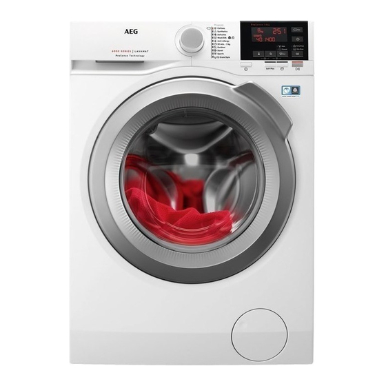 AEG L6FBG49W Manual do utilizador