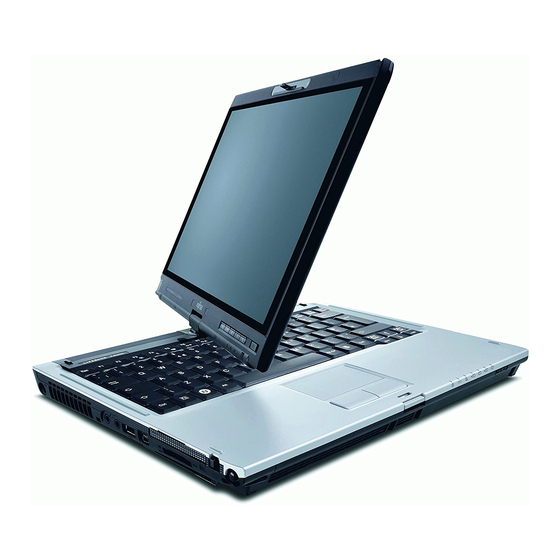 Fujitsu T5010 - LifeBook Tablet PC 바이오스 매뉴얼