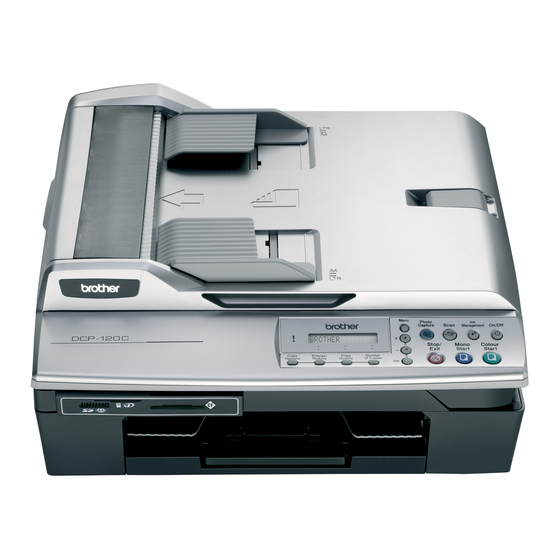 Brother DCP120C - Flatbed Multifunction Photo Capture Center (Frans) Snelle installatiegids