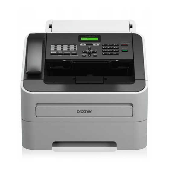 Brother FAX-2840 Руководство по быстрой настройке