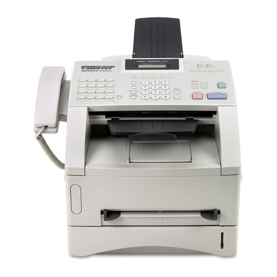 Brother IntelliFax 4100 Інструкція з експлуатації Посібник з експлуатації