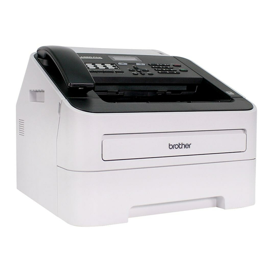 Brother IntelliFax-2840 Manuel d'installation rapide