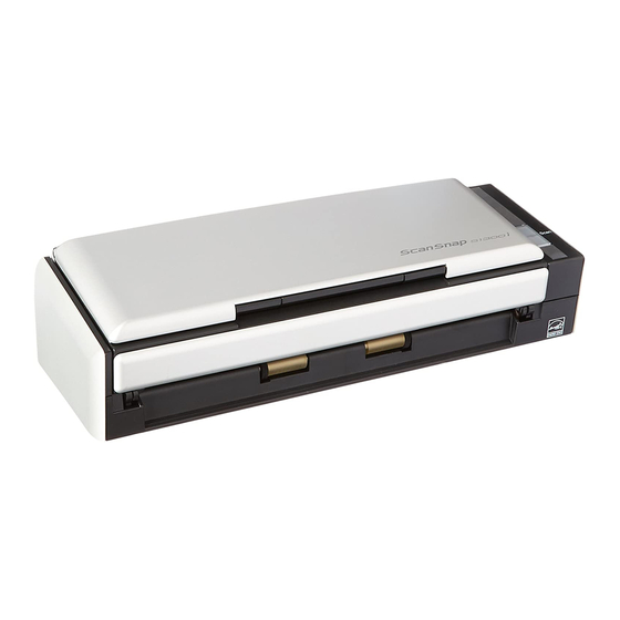 Fujitsu S1500 - ScanSnap Deluxe Bundle Manuel de démarrage