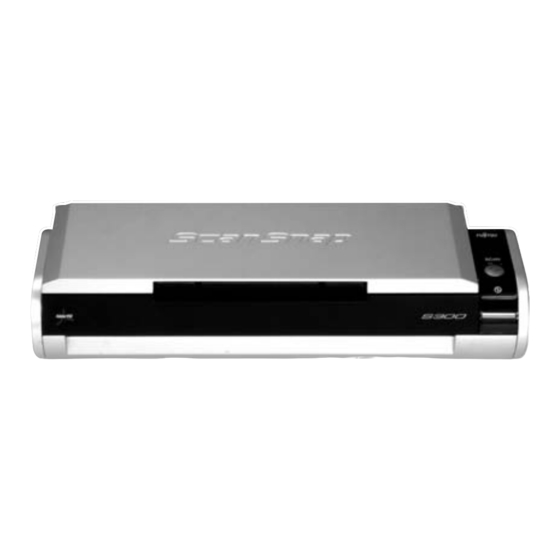 Fujitsu ScanSnap S300 Getting Started Manual