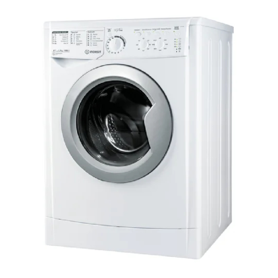 Indesit EWC 91083 Руководство по эксплуатации