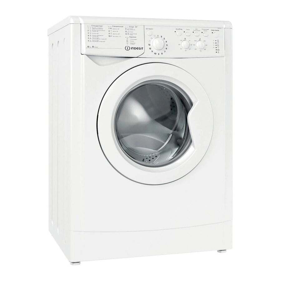 Indesit IWC 6125 S 取扱説明書