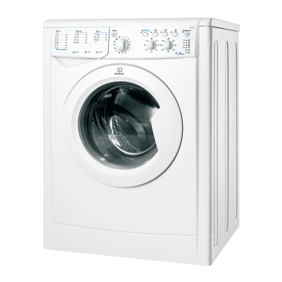 Indesit IWC 7123 Petunjuk Penggunaan Manual