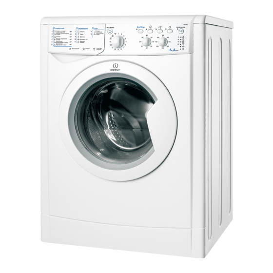 Indesit IWC 8128 Manuel d'utilisation