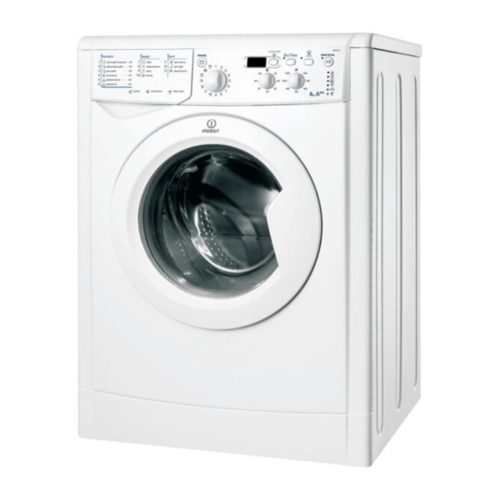 Indesit IWD 7145 K Instructions For Use Manual