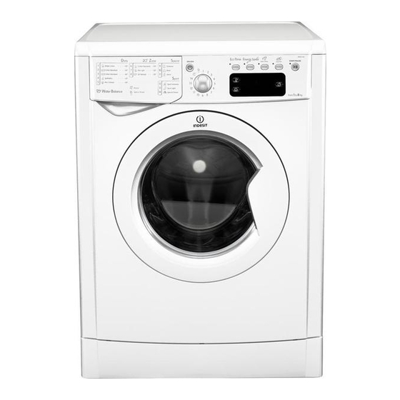 Indesit IWE 7168 Gebruiksaanwijzing