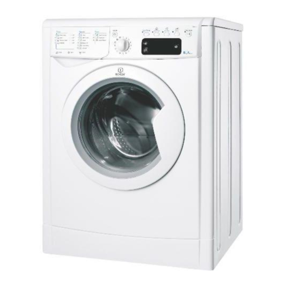 Indesit IWE 8123 Manual de instrucciones