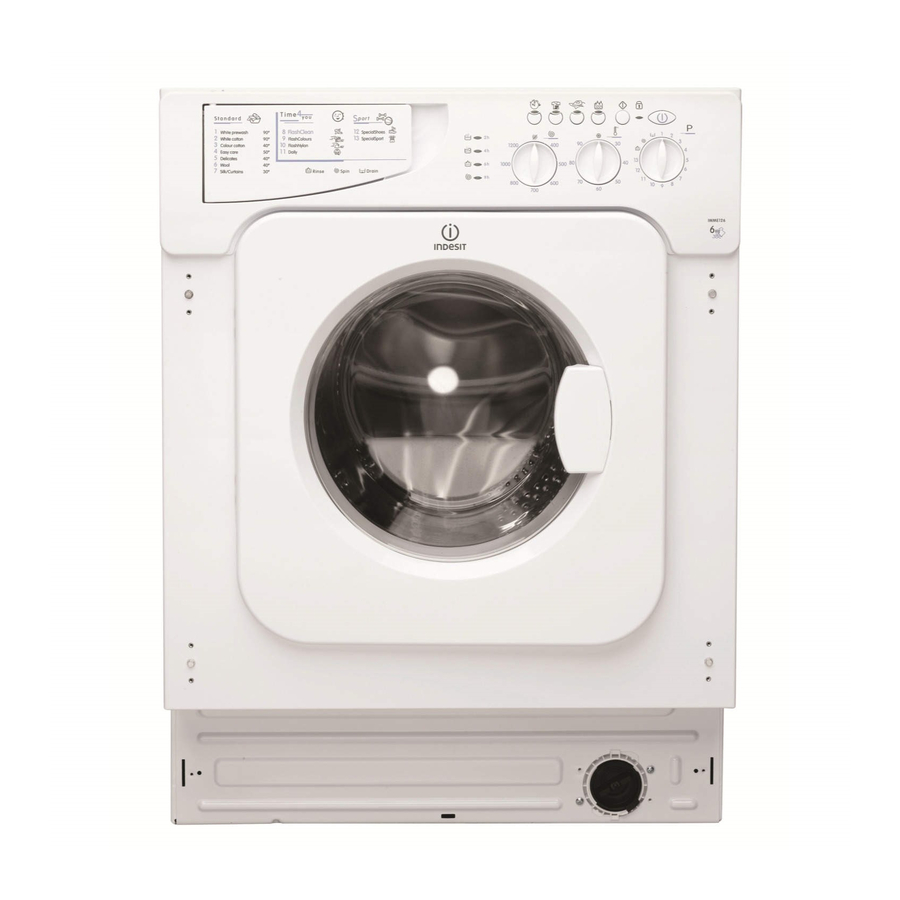 Indesit IWME126 取扱説明書