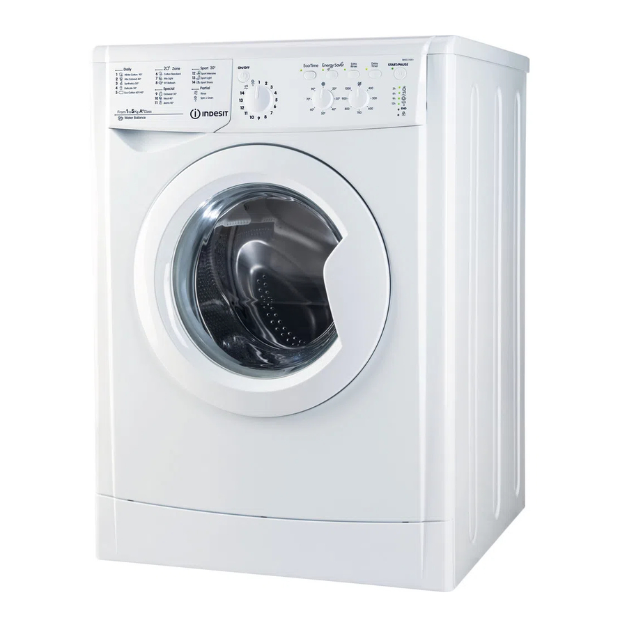 Indesit IWSC 51051 사용 설명서 지침