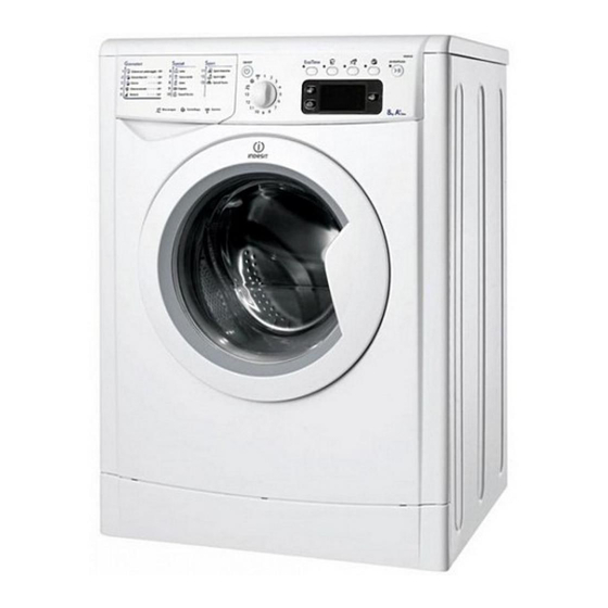 Indesit IWSE 6108 Manuel d'utilisation