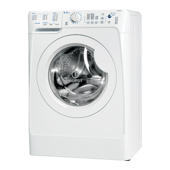 Indesit PWSC 6108 W Manual de instrucciones