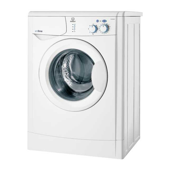 Indesit WIL 1000 OT Manual de servicio