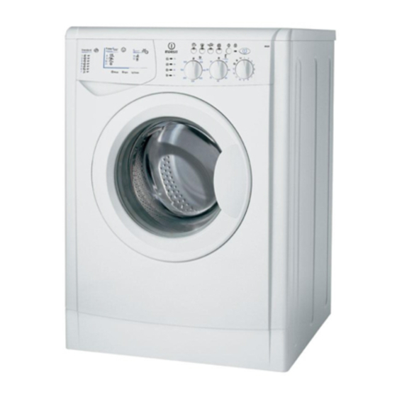 Indesit WIL 106 SP Manual de instrucciones