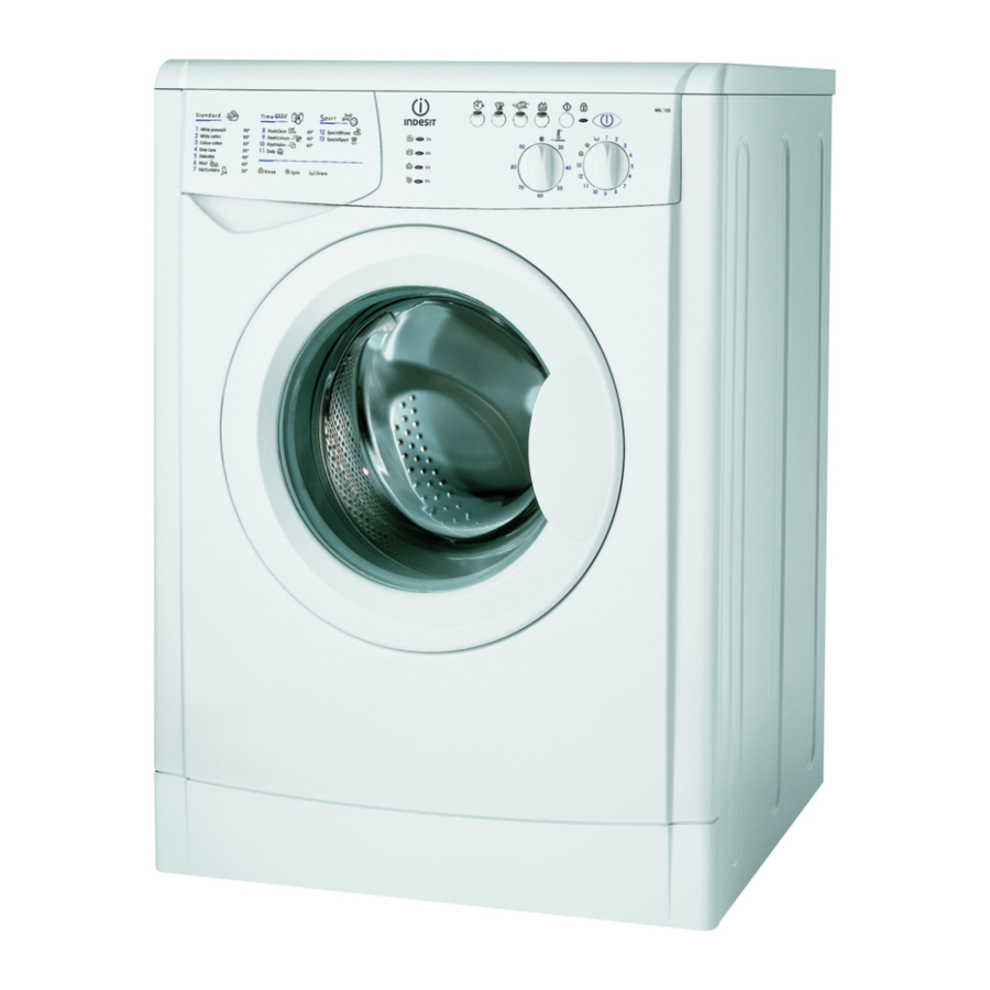 Indesit WIL 133 Manual de instrucciones