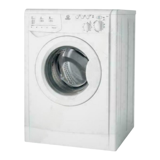 Indesit Wl 142 Gebrauchsanweisung Handbuch