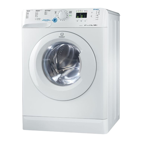 Indesit XWA 71483 Manual de instrucciones