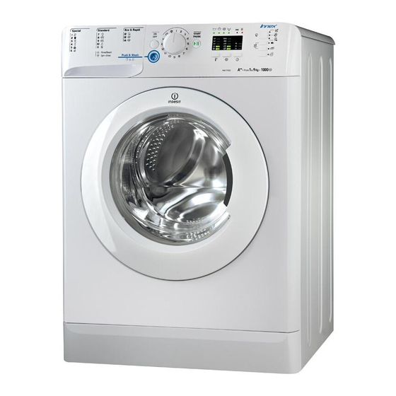 Indesit XWA 91082 Instructions For Use Manual