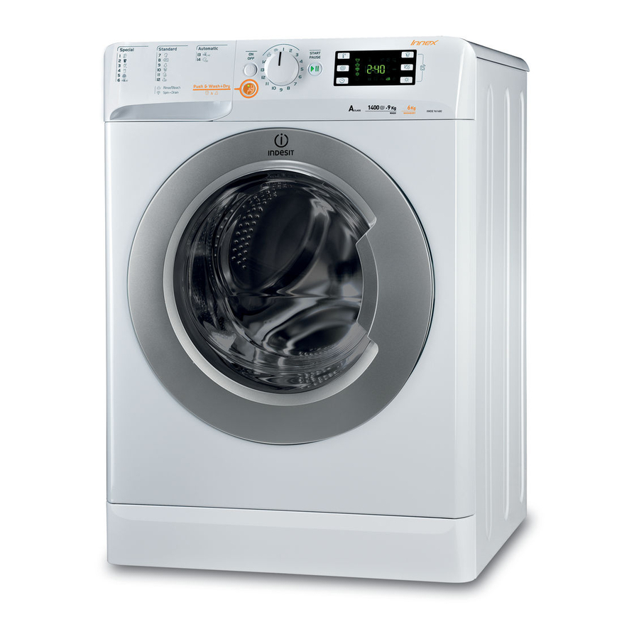 Indesit XWDE 861480 Petunjuk Penggunaan Manual