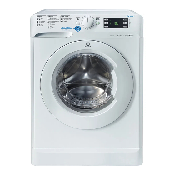 Indesit XWE 91483 Manuel d'utilisation