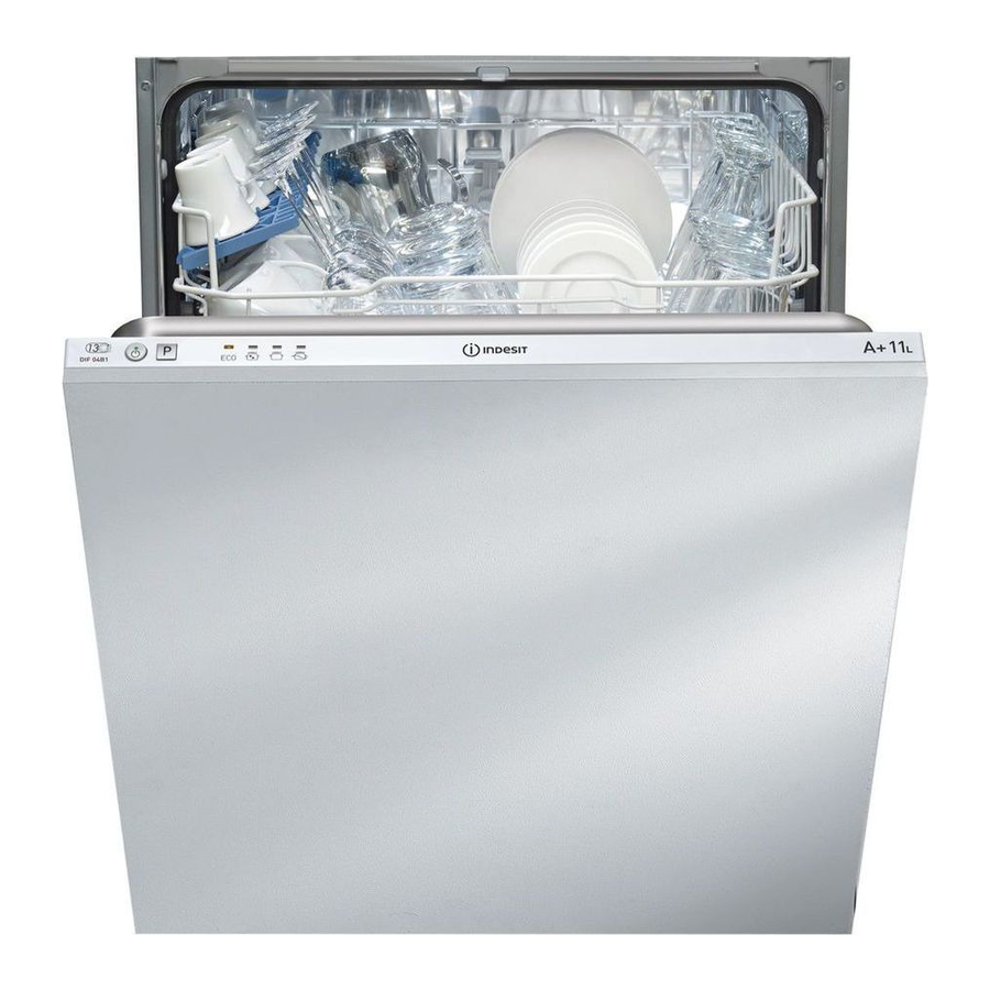 Indesit DFG 15B1 사용 설명서