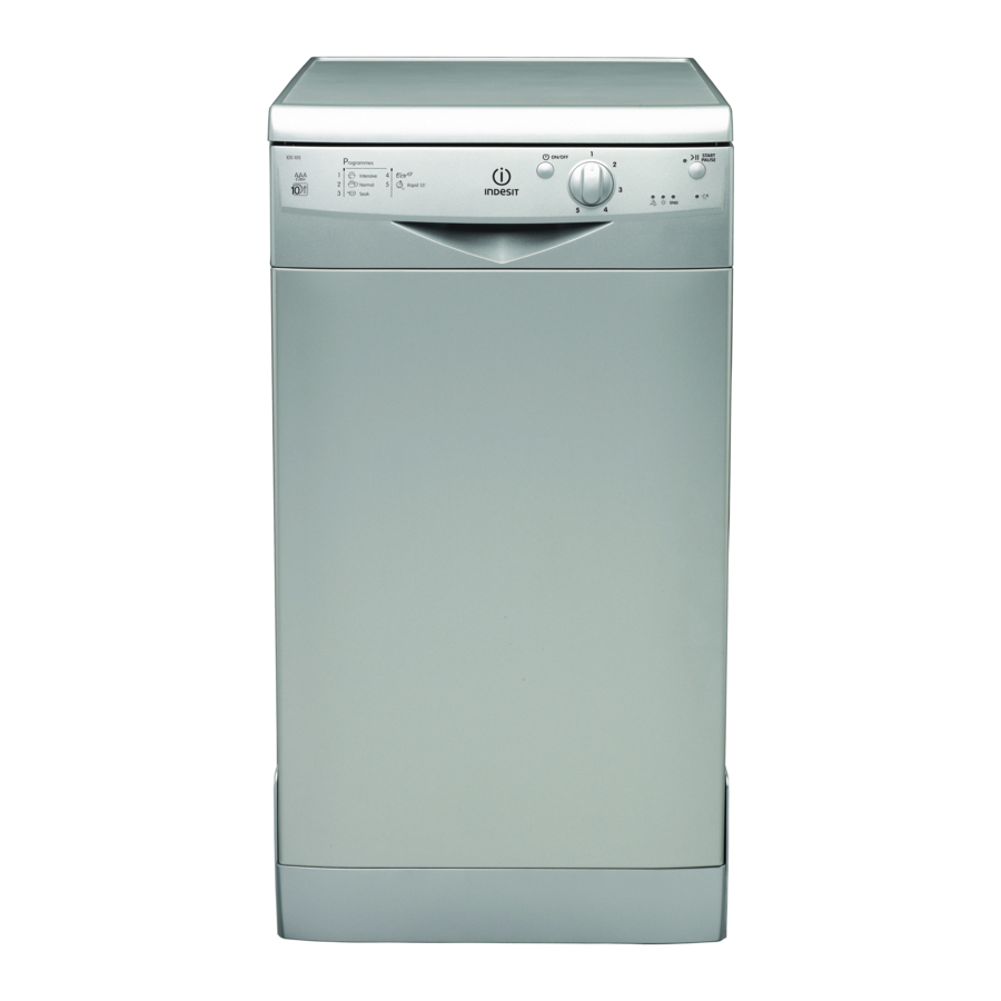 Indesit IDF 125 Manual de Instruções