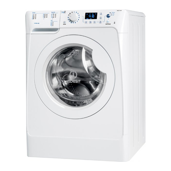 Indesit PWDE 7145 W Manual de instrucciones