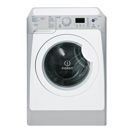 Indesit PWDE 8148 W Manual de instrucciones