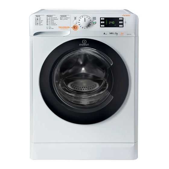 Indesit XWDE 961480 Gebruiksaanwijzing