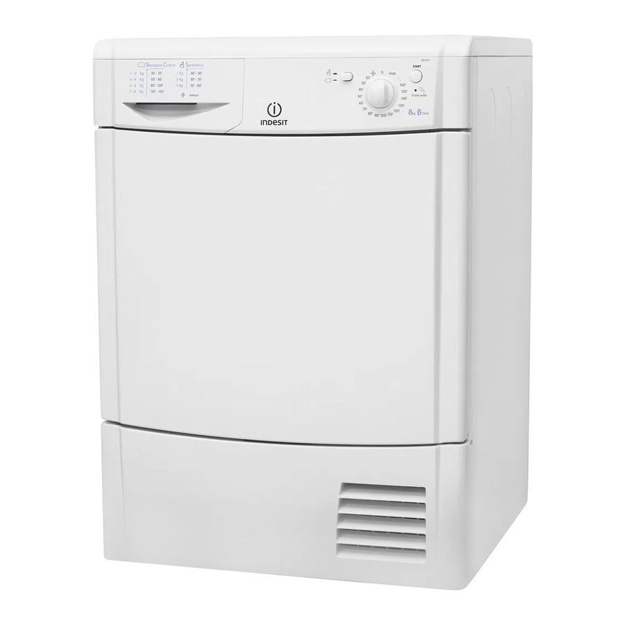 Indesit IDC 8T3 B Gebrauchsanweisung