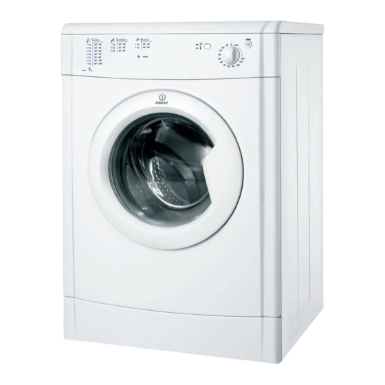 Indesit IDV 75 UK Folheto de instruções