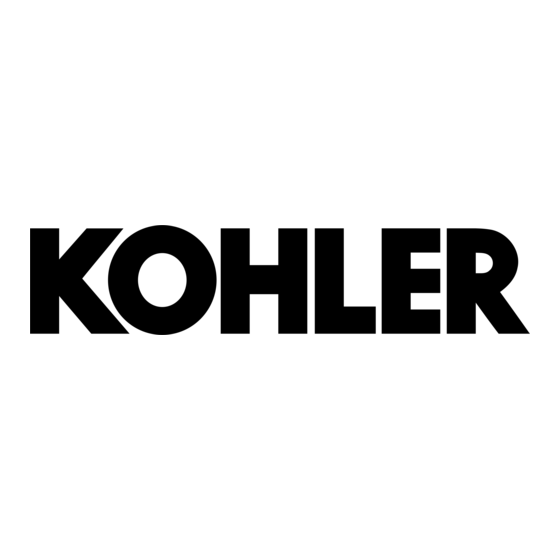 Kohler 00885612759511 インストレーション・マニュアル