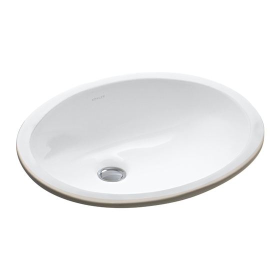 Kohler K-14195 Instrukcja instalacji i obsługi