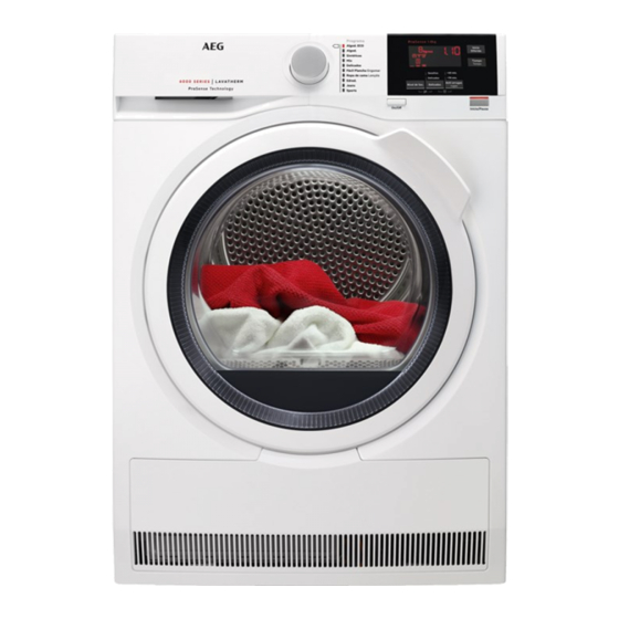 AEG LAVATHERM 6DBG822N Manual do utilizador