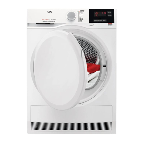 AEG LAVATHERM 6DBM720G Manual do utilizador