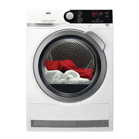 AEG LAVATHERM 7DBG831R Manuel de l'utilisateur