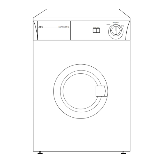 AEG LAVATHERM T3 Руководство по эксплуатации