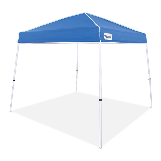 ACADEMY Easy Shade Canopy 10 ft x 10 ft Manual do utilizador