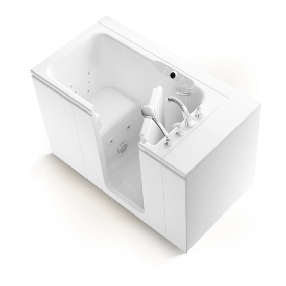 Kohler Walk-In Bath Quick Start Manual