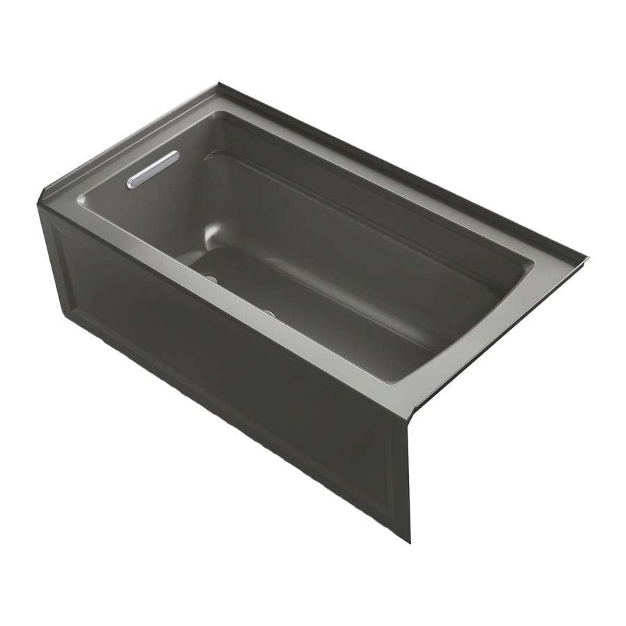 Kohler K-1123-LA Manual Pengasahan Awal (Roughing-In)