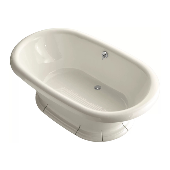 Kohler Vintage K-700T Інструкція з монтажу Посібник з монтажу