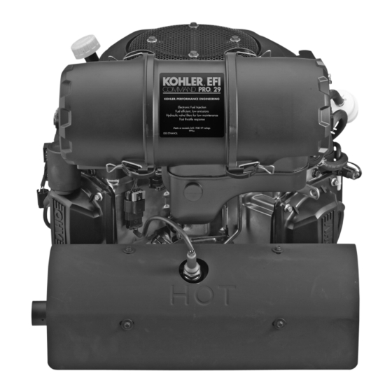 Kohler Command PRO ECV630 Manual del usuario