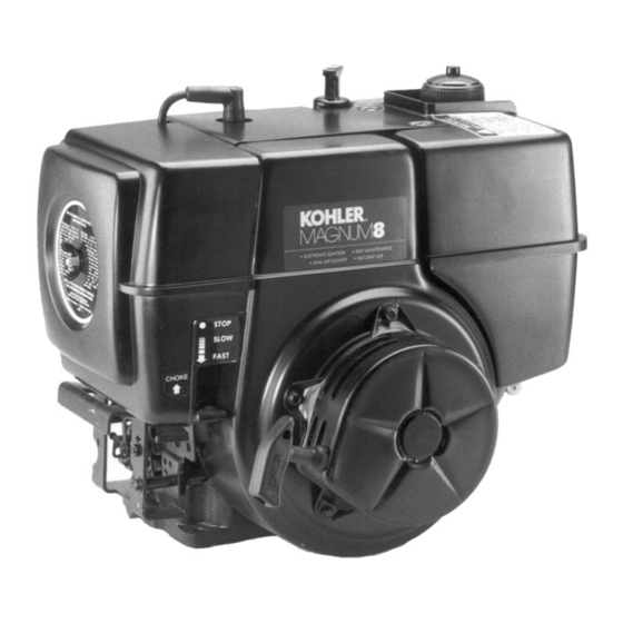 Kohler Magnum 8 HP Panduan Pemilik